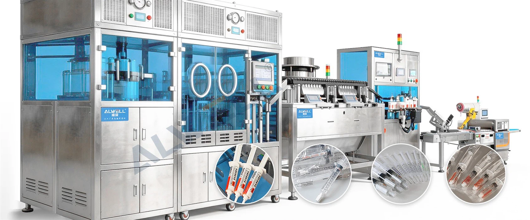 Aseptic Filling Line For Saline Syringes Aseptic Filling Line For Saline Syringes